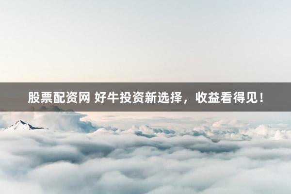 股票配资网 好牛投资新选择，收益看得见！