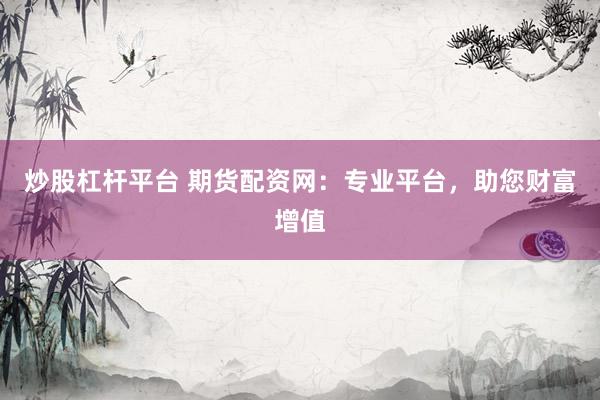 炒股杠杆平台 期货配资网：专业平台，助您财富增值
