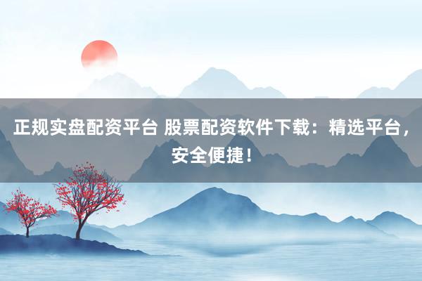 正规实盘配资平台 股票配资软件下载：精选平台，安全便捷！