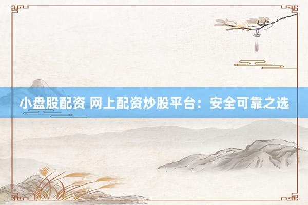 小盘股配资 网上配资炒股平台：安全可靠之选